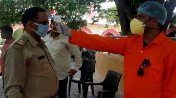 Police or getting admission after general thermal screening