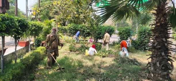 GDA started work to improve the condition of green belts