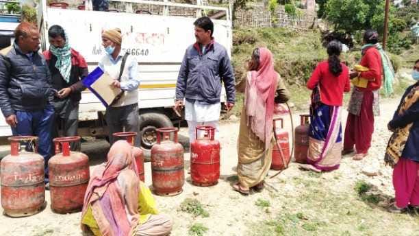 LPG reached for the first time in remote villages in lockdown