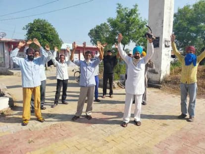 Nehari pani ko laykar kissano ka pardsan