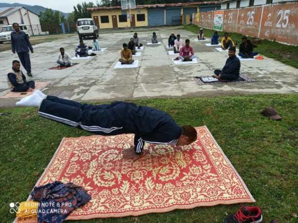 On labour Day DM taught yoga