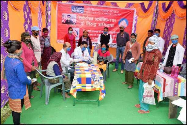 NHPC set up medical camp in remote villages Bongling and Sela, gave medicines and relieved pain
