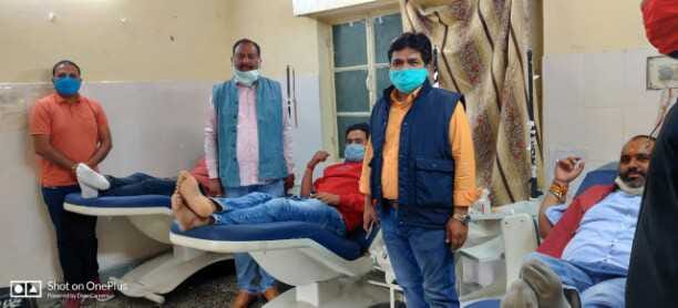 Commendable: BJYM workers donated blood