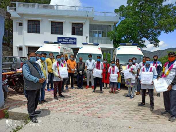 PPE kit given to 108 personnel in Pithoragarh