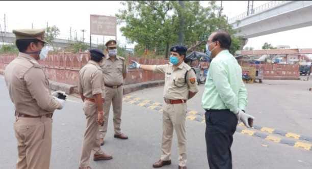 border ilakon ka nirikshan karne pahunche dm-ssp