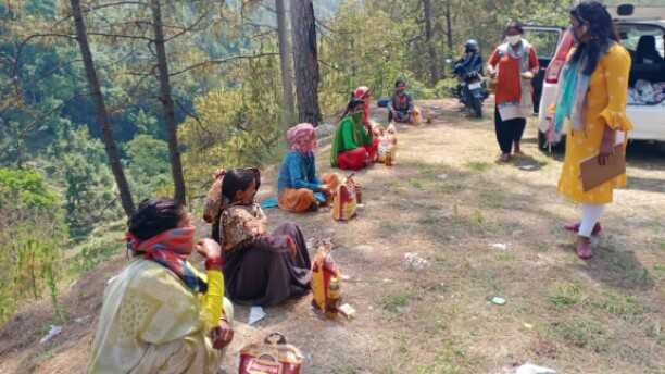 Arpan institution distributed relief material among 150 families
