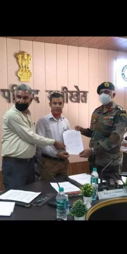 Negi leaves the post of cantonment vice president, Pant becomes new vice-president