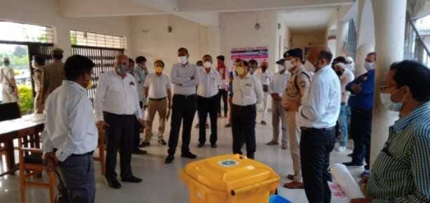 Commissioner and DIG inspected Kovid hospitals