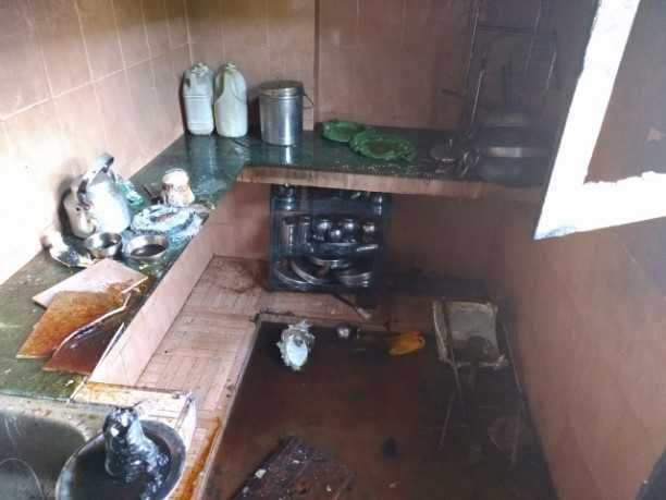 Cylinder caught fire while cooking in Kapkot