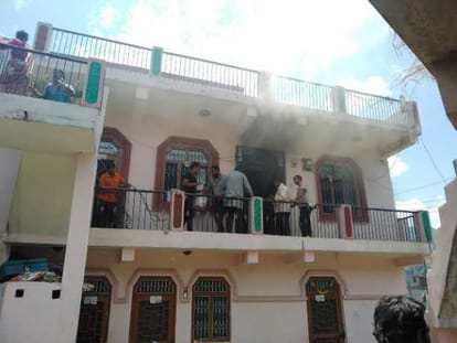 Cylinder caught fire while cooking in Kapkot
