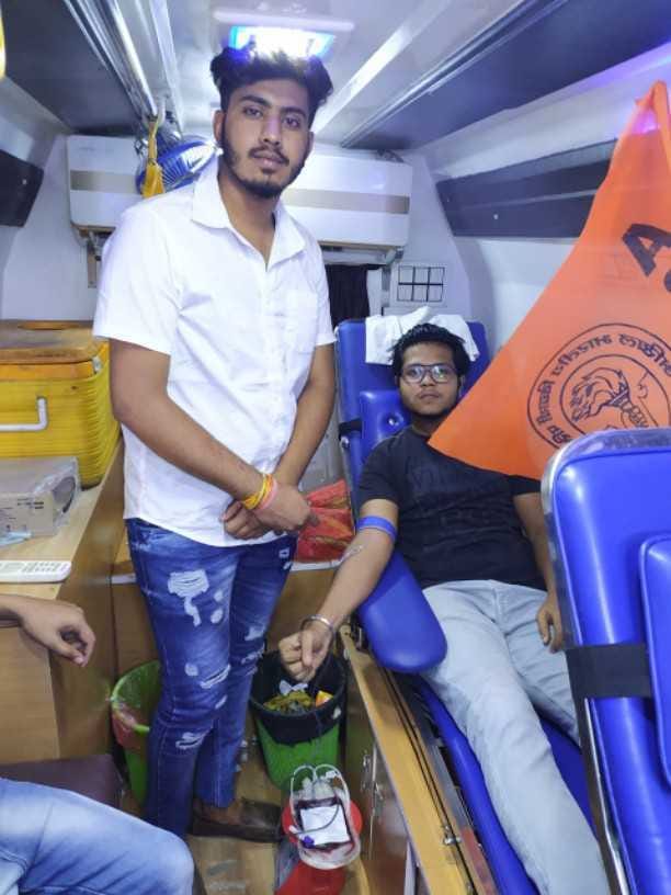 ABVP workers donated 48 units of blood during the Corona period
