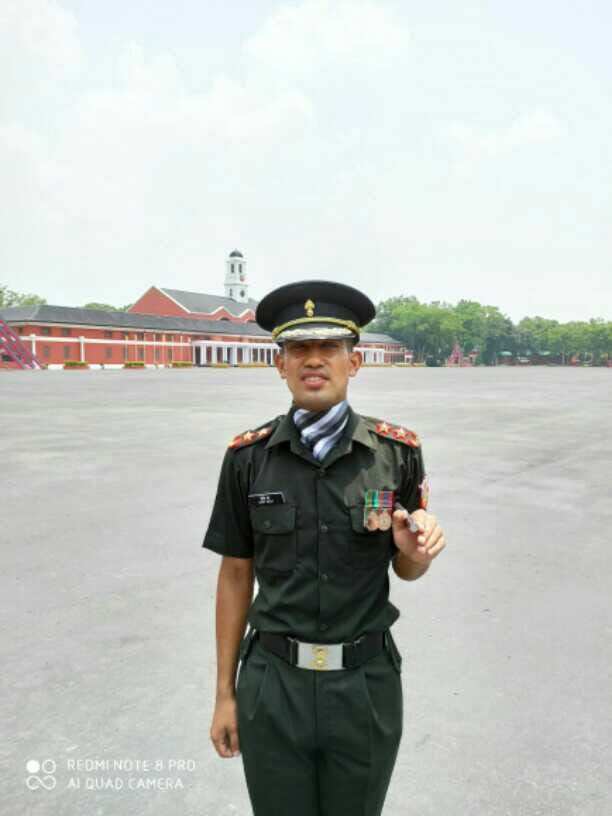 Sumit of Badauli village became lieutenant in army