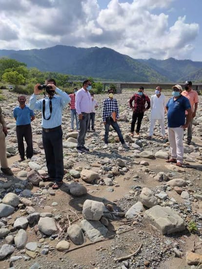 Two villages in danger due to rainfall