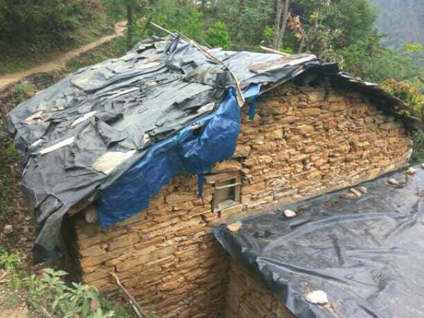 Living in the rain becomes disheartening for the forest families.