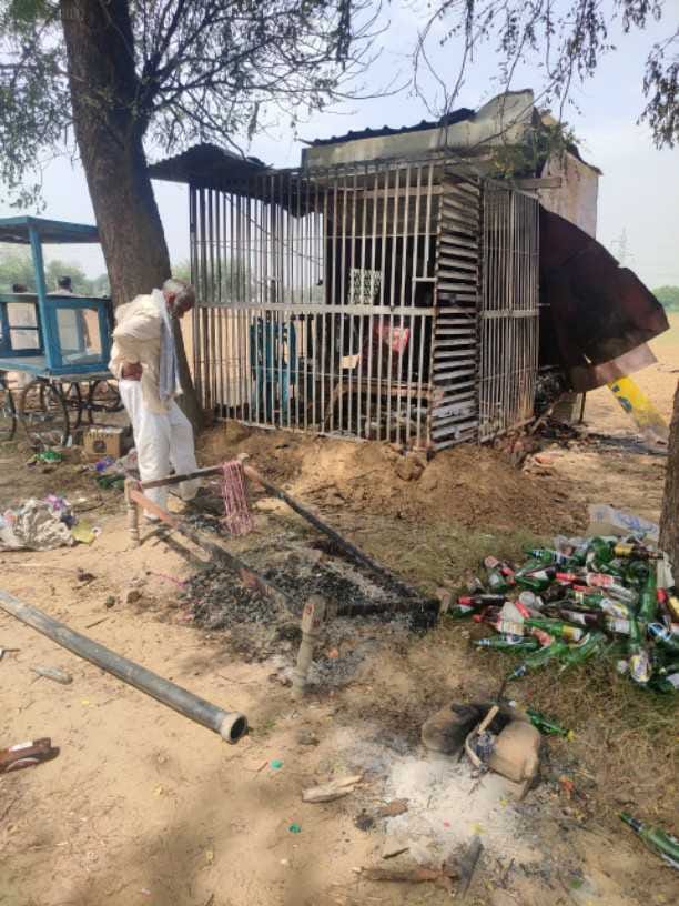 fire set in liquor contracts