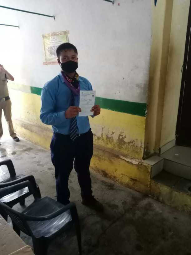 Uttarakhand board exam: international bridge opened for a student on second day as well.