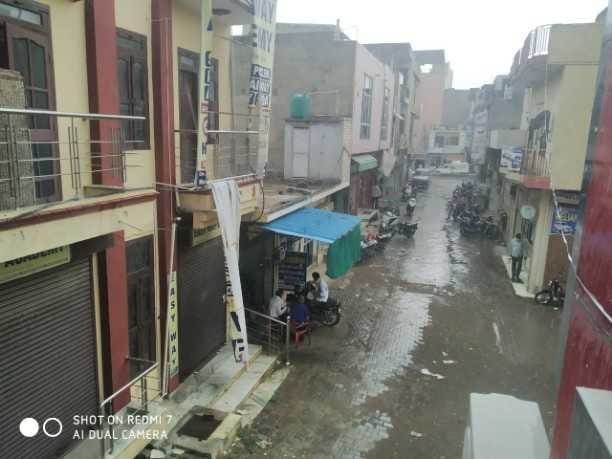 the weather was pleasant due to rain