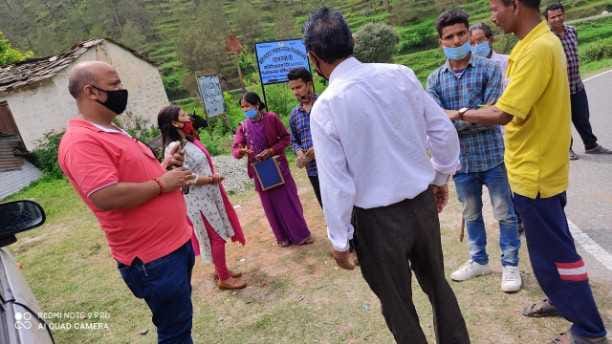 Defeated drinking water crisis in villages of Ranikhet amid Corona