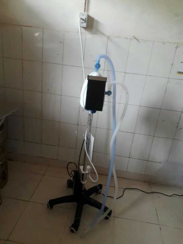 ventilation set up in civil hospital