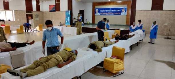 Blood donation done to complete blood shortage in blood banks