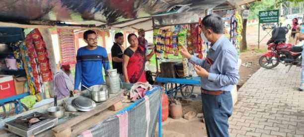 nagar nigam destroyed encroachment