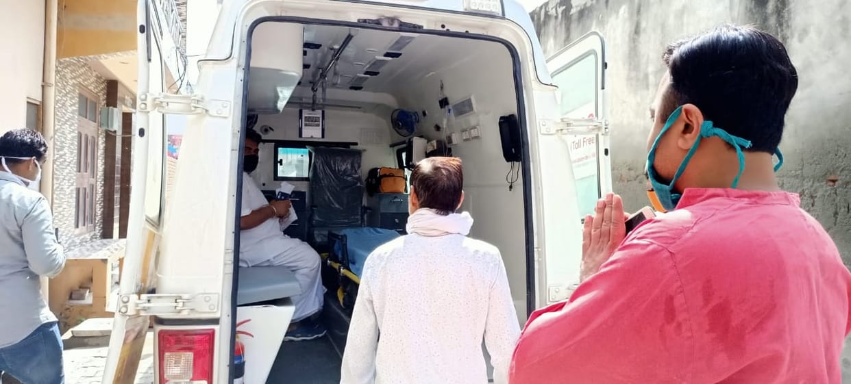 भाजपा विधायक डॉ. कृष्ण मिड्ढा को कोरोना संक्रमण के चलते घर से गुरुग्राम के मेदांता अस्पताल किया रेफर