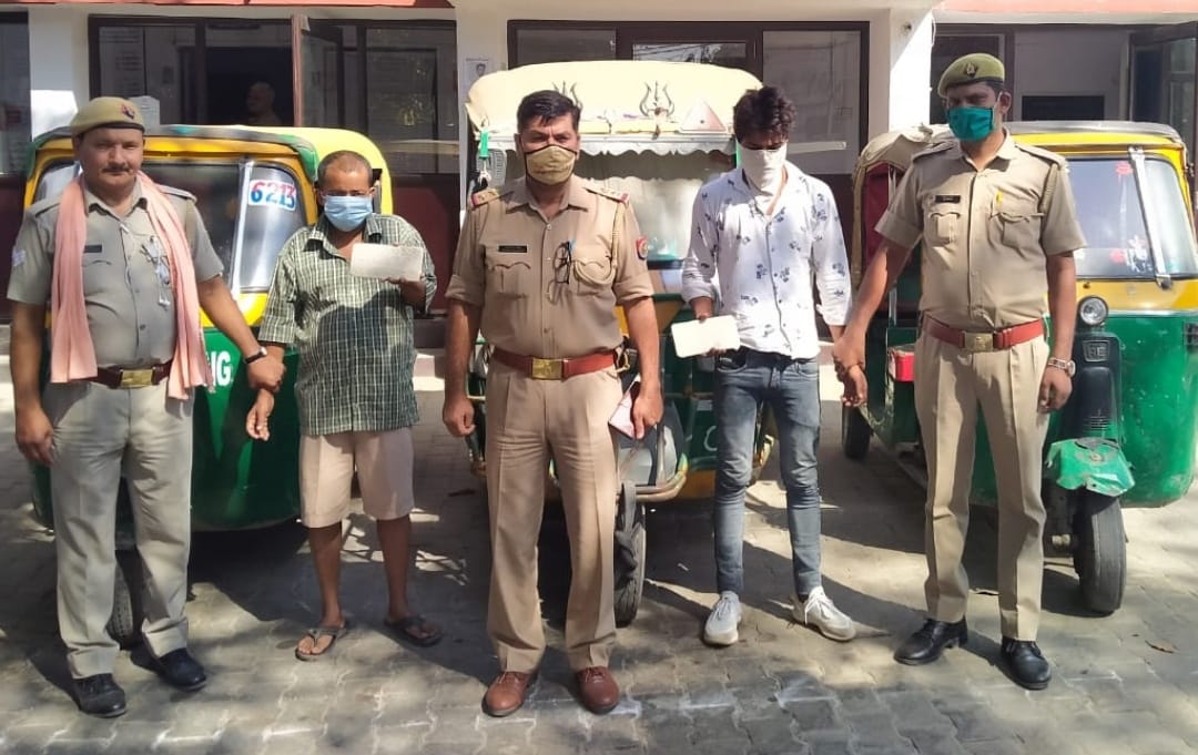 टेंपो चोर गिरोह के दो सदस्य गिरफ्तार, तीन टेंपो बरामद