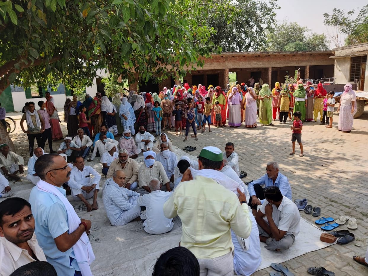 मधुबन बापूधाम में 50 गांव की महापंचायत 16 अक्टूबर को