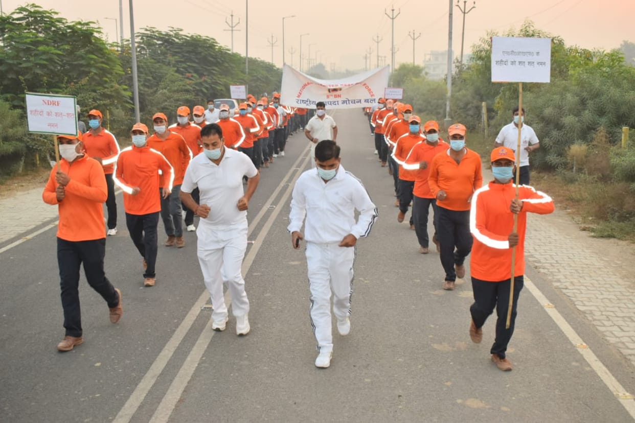 यूनिटी रन, साइकिल रैली के साथ जवानों को दिलाई सत्यनिष्ठा की शपथ