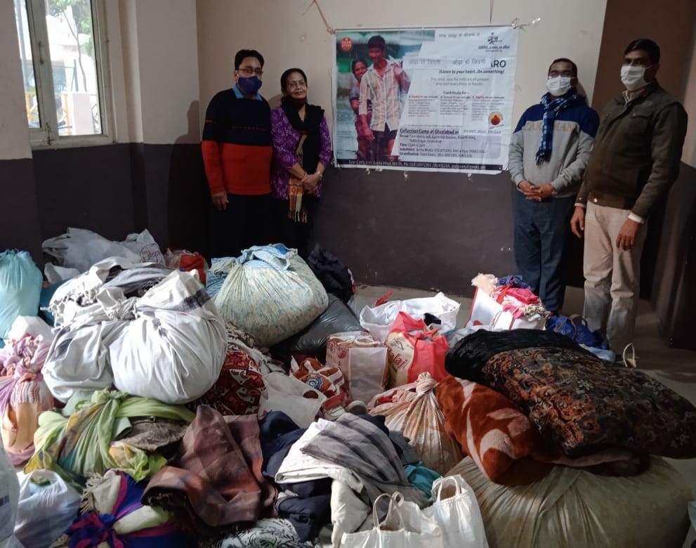 सर्दी से बचाव के लिए चलाया अभियान