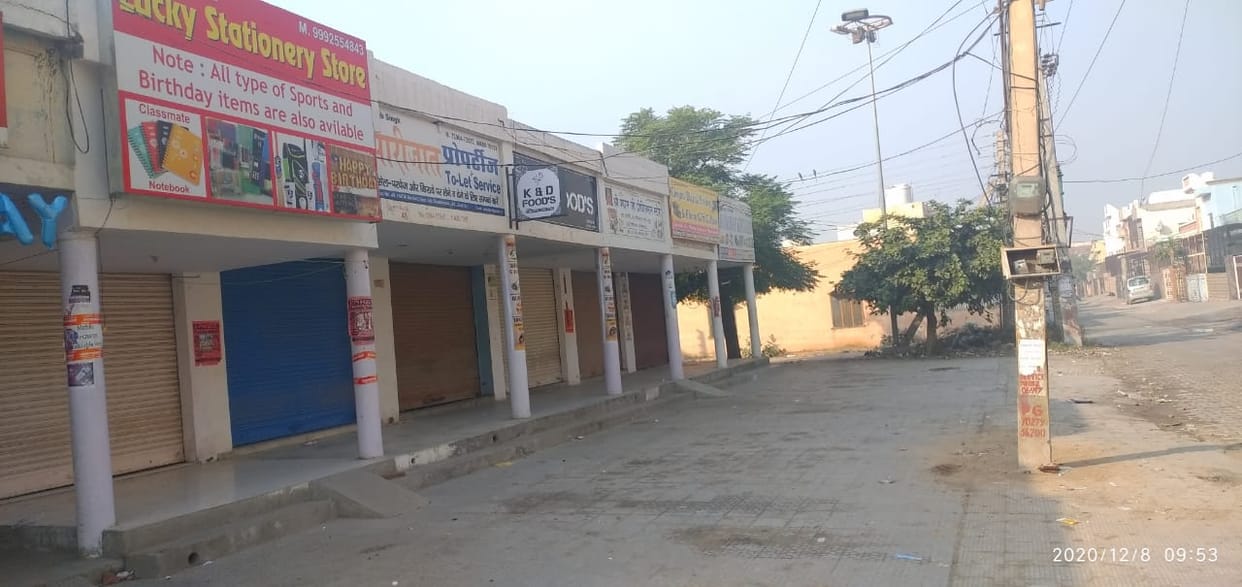 जिला में भारत बंद का व्यापक असर, दुकानदारों ने दिया बंद को समर्थन