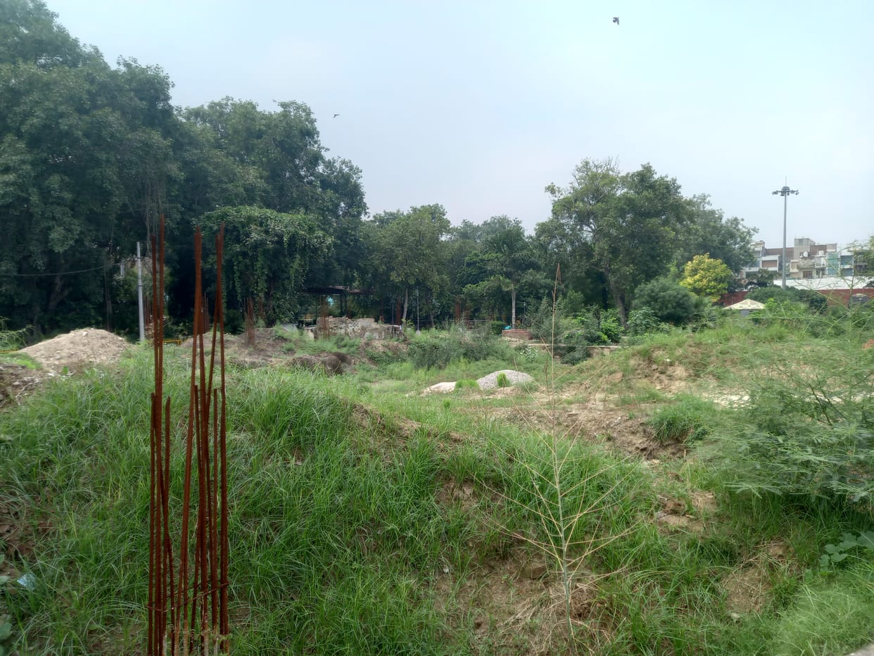 कमला नेहरू पार्क स्थित वह जमीन जहां लगभग सात करोड़ की लागत से स्विंग पुल बनाया जाएगा।