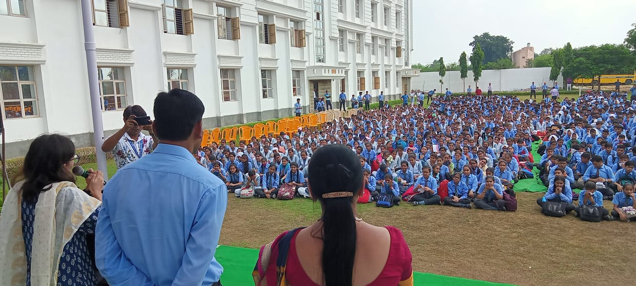 हिमानी मीणा ने प्रज्ञान स्कूल में कक्षा 6-12के बच्चों दिए यूपीएसी में सफलता के गुर