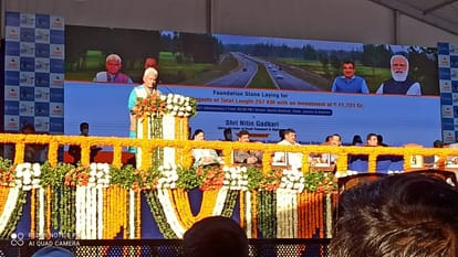 सड़क एवं  यातायात केंद्रीय मंत्री नितिन गडकरी ने किया 25 सड़क परियोजनाओं का शिलान्यास..