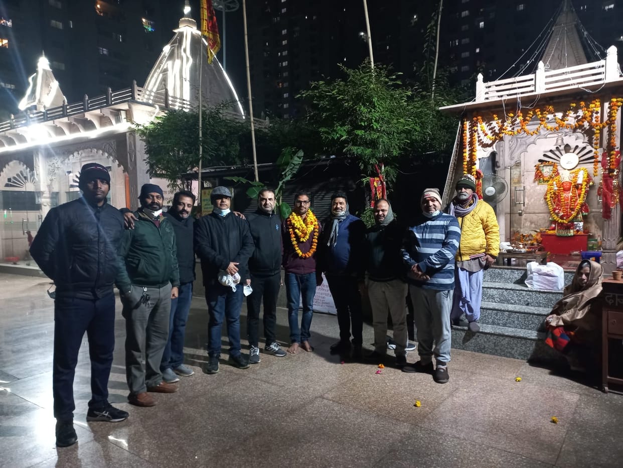 अभिनव बने सहायक कमांडेंट सोसाइटी के निवासियों ने किया स्वागत