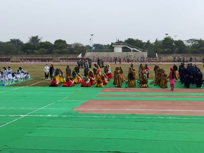गणतंत्र दिवस समारोह की फुल ड्रेस रिहार्सल में झलका देशप्रेम