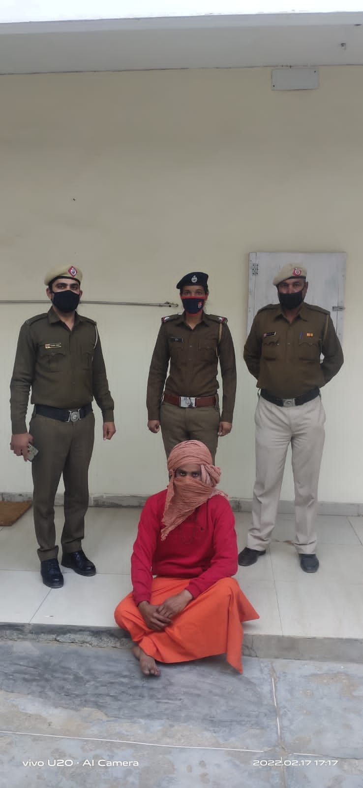 साध्वी से दुष्कर्म के आरोपी साधु को राजस्थान क्षेत्र से पुलिस ने किया काबू
