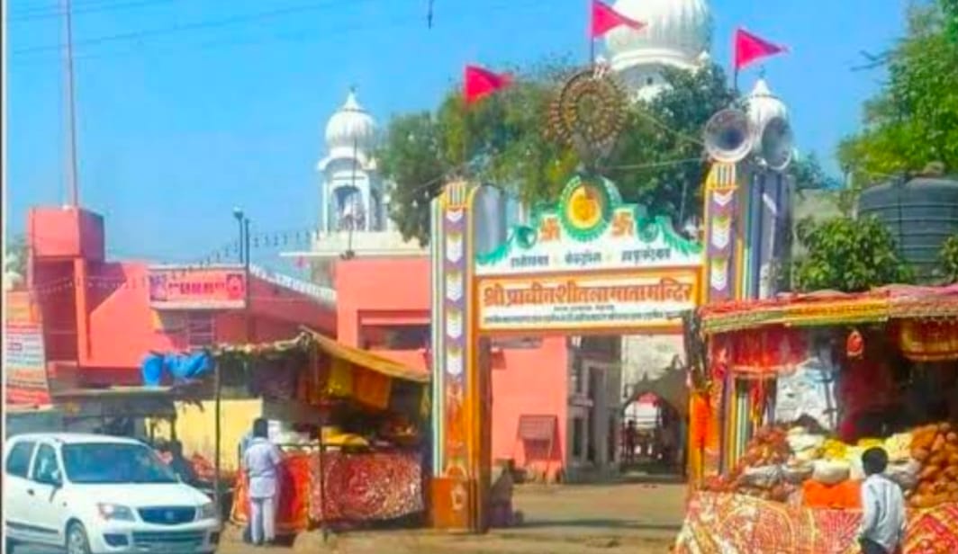 लाहली की महिला की भी तोड़ी थी शीतला माता मंदिर में चेन