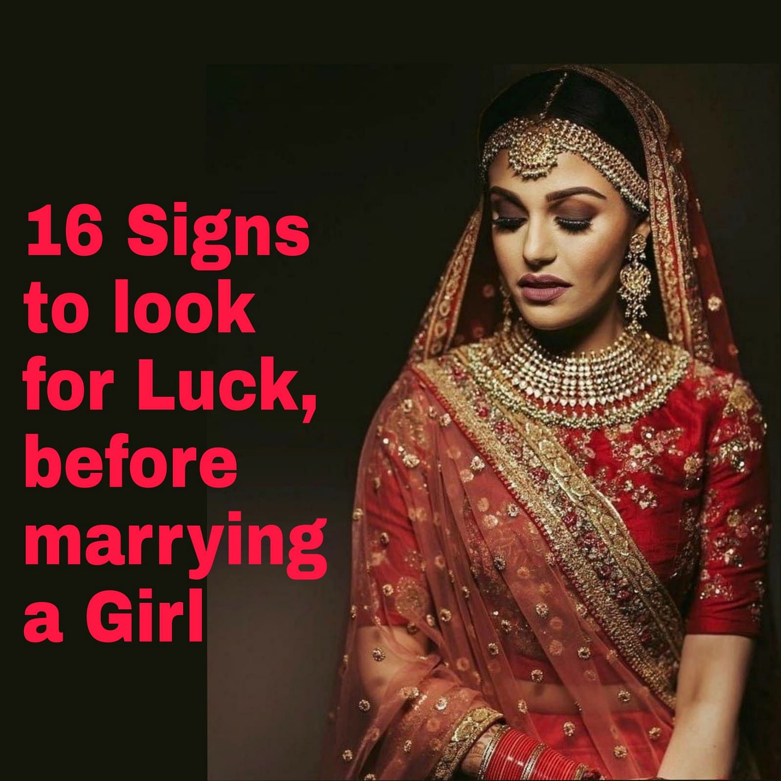 16 Lucky Signs