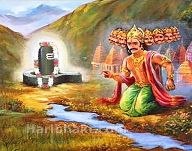 Lord Shiva told the secret to Ravana to control the world