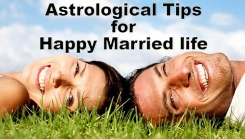 Astrological suggestions for  a happily married life