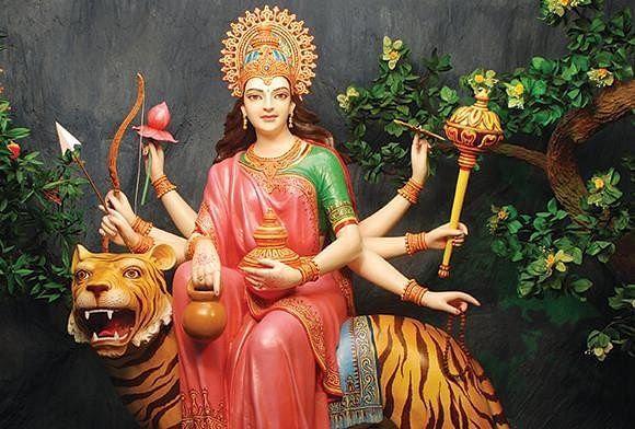 Navratri 2021 On The Fourth Day Of Navratri Worship Ma Kushmanda In This Manner My Jyotish 1045