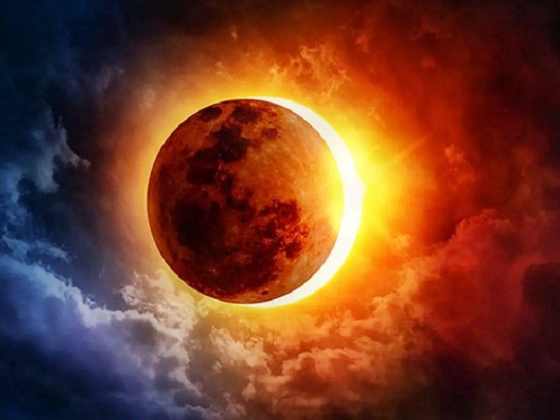 Solar eclipse 2022