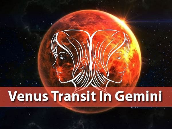 Venus transits in gemini