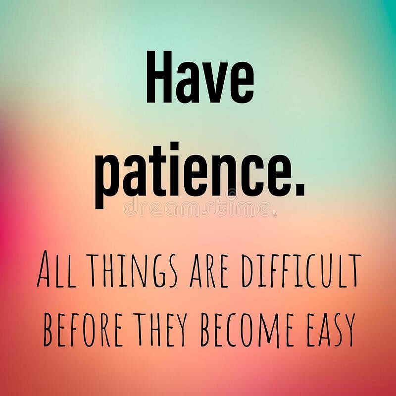 patience in life