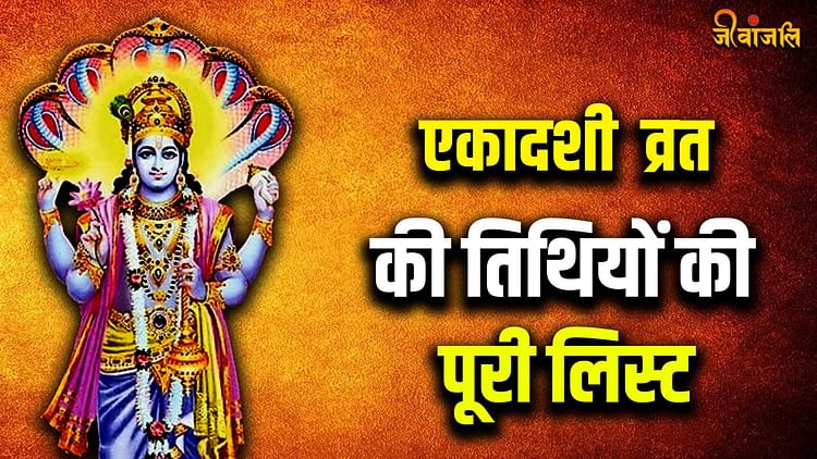 Ekadashi Vrat Full List 2024साल 2024 में एकादशी व्रत कब कब है एकादशी व्रत की तिथियों की पूरी