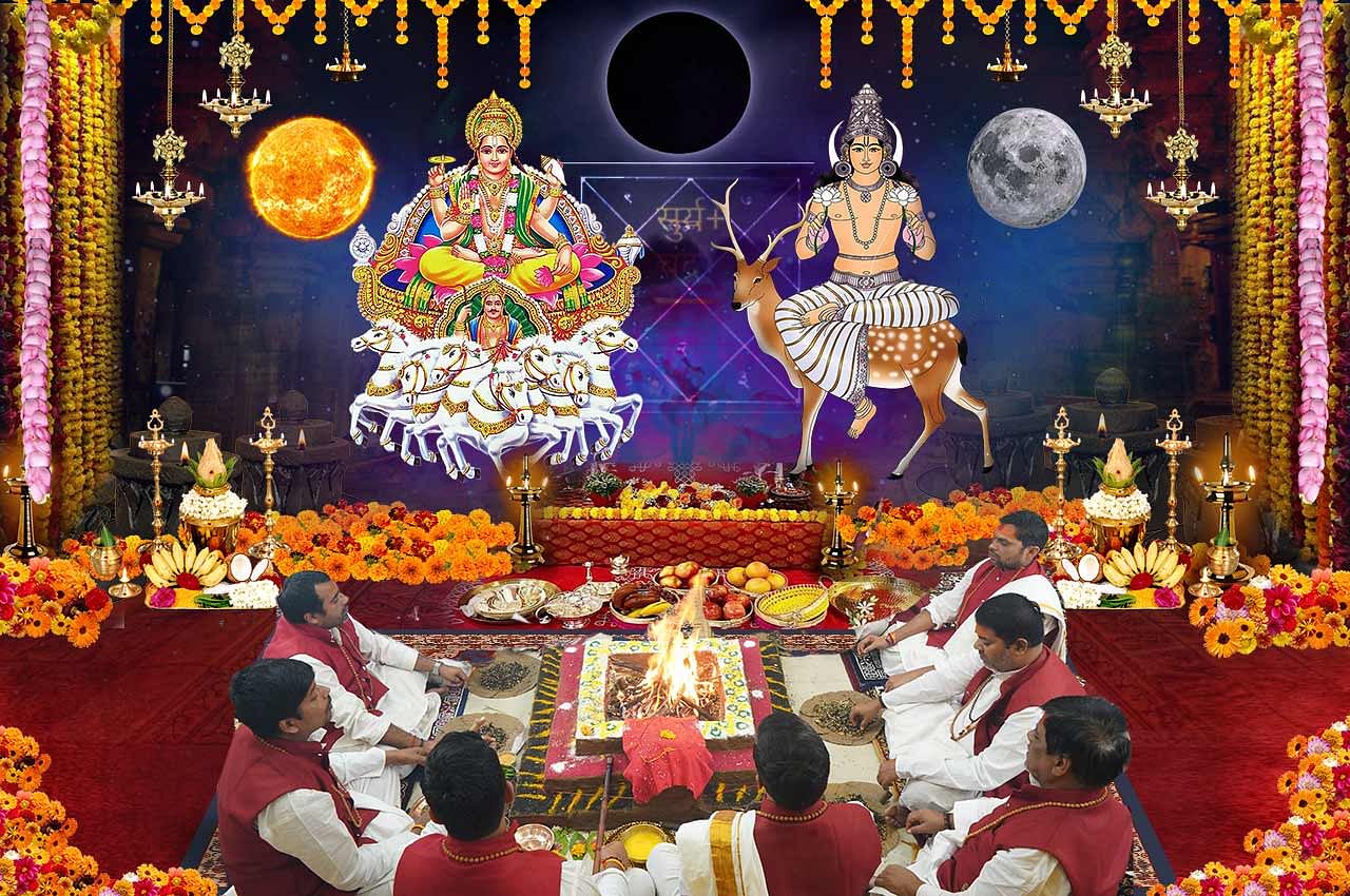 Surya Chandra Pooja :  इस नवरात्रि में जाने कैसे करें सूर्य-चंद्र ग्रह शांति पूजा, जाने मंत्र साधना
