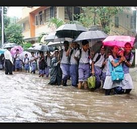 Rains Again In Chennai, Suburbs; Schools Reopen