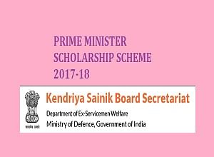 Prime Minister Scholarship Scheme 2017-18: Last date to apply is November 15