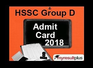 HSSC Group D Admit Cards To be Released on November 2